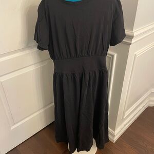 Joe Fresh Black Women’s Midi Dress Cotton